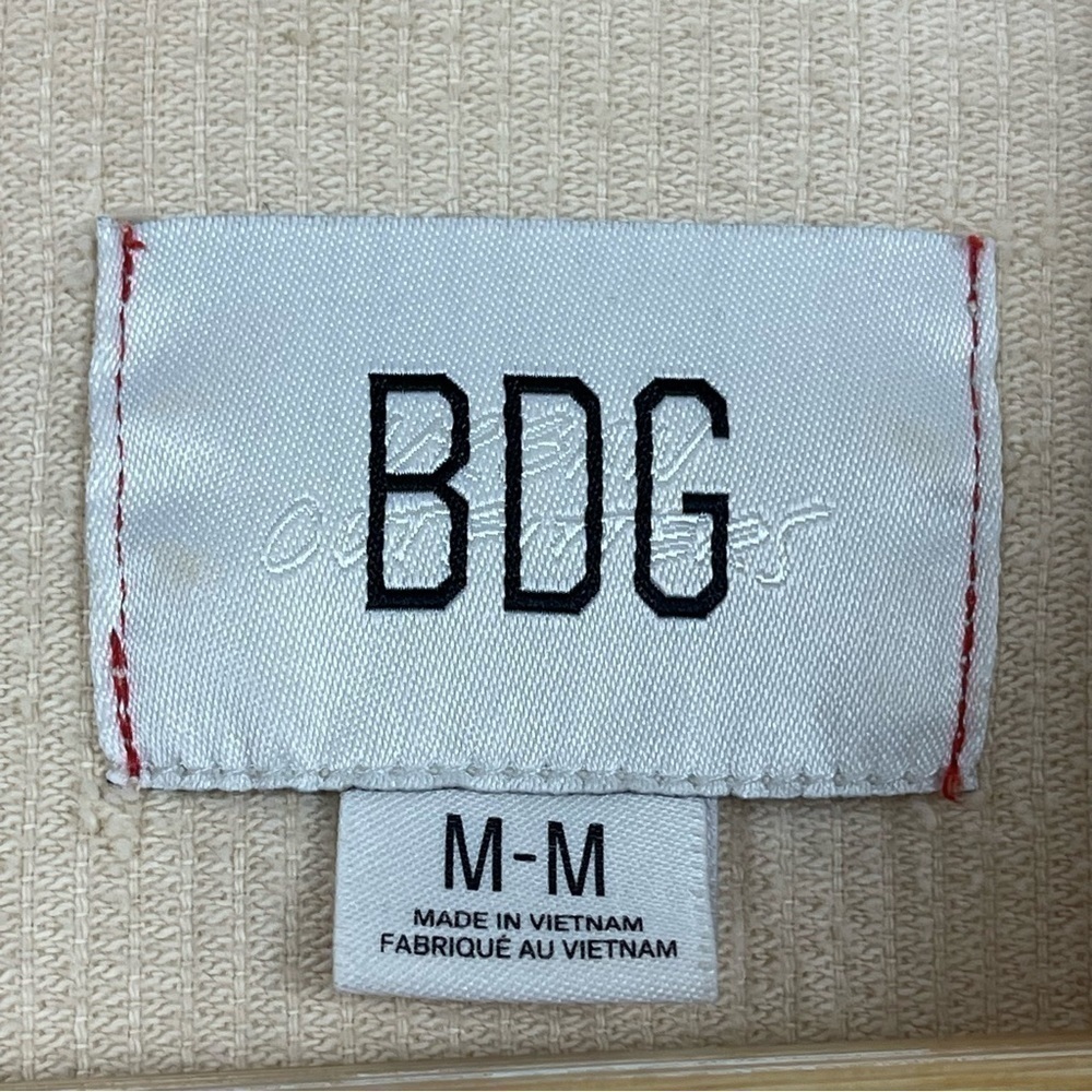 BDG Brooklyn Corduroy Cropped (Neutral) Jacket Size Medium Women - Picture 7 of 9